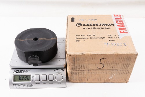 Celestron cgem 8kg - celestron, contrappeso