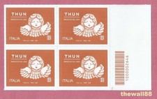 ITALIA 2025  MADE IN ITALY - THUN Emozioni dal 1950 QUARTINA CODICE A BARRE B Dx