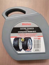 Catene da Neve Rhutten Teknica Simply 9 mm Misura 100. Nuove mai utilizzate