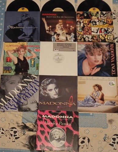 Lotto vinile 12 madonna - 10,