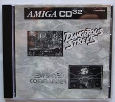 DANGEROUS STREETS + WING COMMANDER COMMODORE CONSOLE AMIGA CD 32