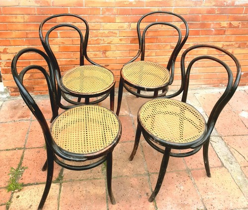Quattro sedie thonet j - sedie,