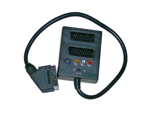 Adattatore scart - scart, +