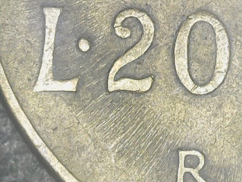 Lire 1957 errore - 20, linee