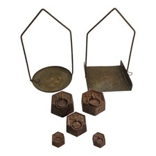Set pesi piatti per bilancia - e,