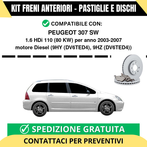 Kit freni anteriori pastiglie - freni,