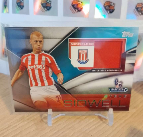 Steve sidwell match worn patch - steve,