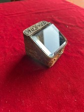 antiquariato FRANCIA scatola porta orologi di inizio '900box scena di caccia