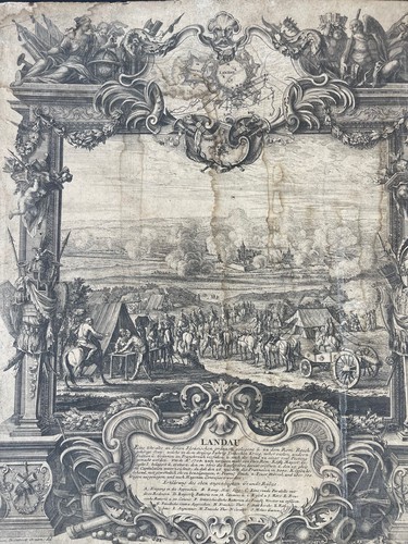 Grande incisione antica xviii - incisione,