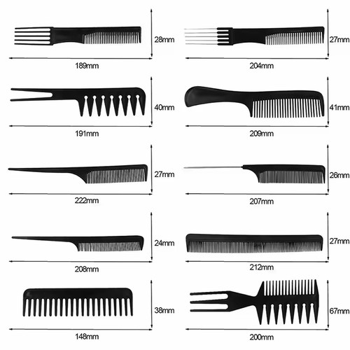 Kit pettini parrucchiere - kit,