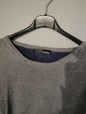 Maglia uomo grigia a maniche lunghe.