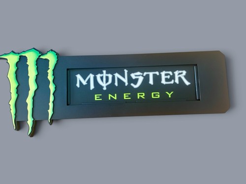 Insegna monster energy bar - energy,