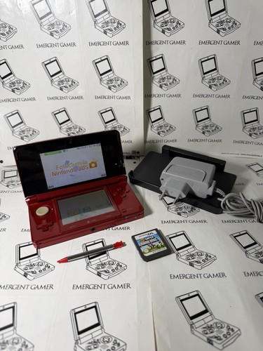 Nintendo 3ds rosso - rosso, completo