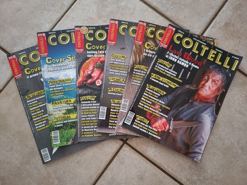 Lotto riviste coltelli anno - lotto,