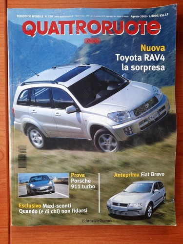 Quattroruote 2000 agosto - 2000, n°
