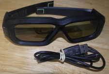 NVIDIA 3D Vision 2 IR GIOCO FILM 3D OCCHIALI occhiali wireless
