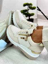 Basile sneakers beige oro - e,