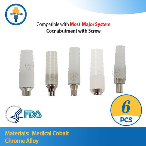 Pezzi cocr ccm abutment fit - 6,