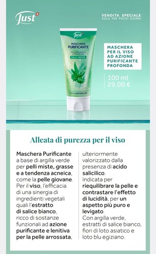 Maschera per viso azione - per, ad
