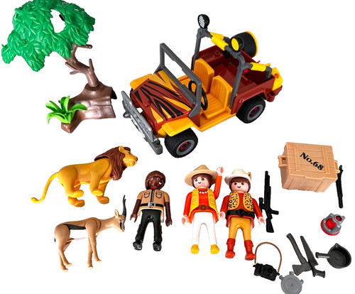 Playmobil jeep safari animaux - jeep,