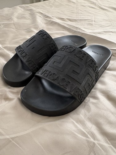Versace greca scivoli gomma - greca, in