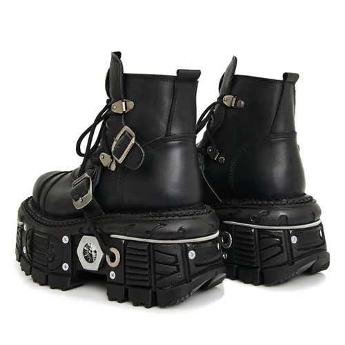 Stivaletti moto moda metallo - stivaletti,