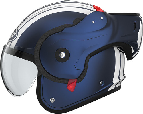 Casco moto ribaltabile tetto