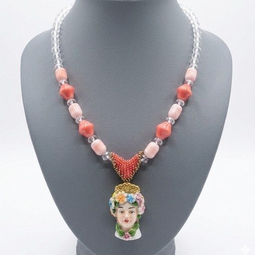 Collana lunga artigianale - collana,