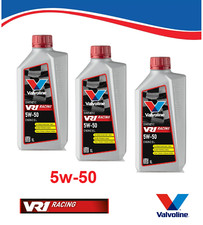 OLIO 5W50 3 LITRI Motore VALVOLINE VR1 RACING 5W-50 NO 300V NO PAKELO NO MOBIL