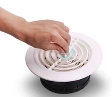 griglia areazione regolabile