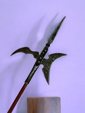 Alabarda metallo legno corteo Presepe Napoletano 40 Cm Presepe Napoletano