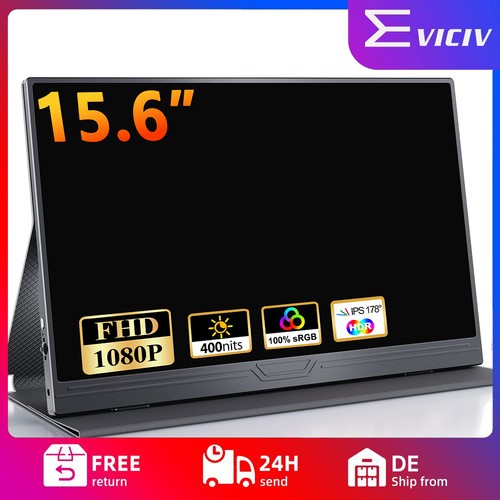 Eviciv monitor portatile 6 - eviciv, 15,6