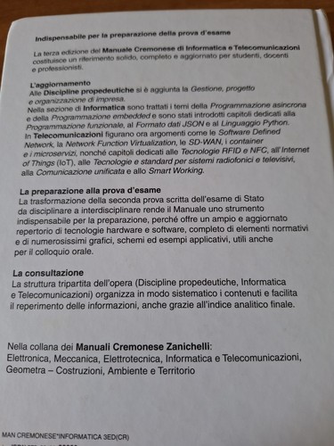 Manuale cremonese informatica - manuale,