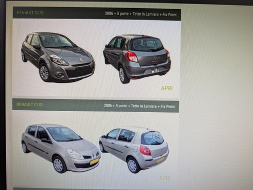 Barre portatutto renault clio - portatutto,