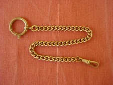 ANTICA CATENA PER OROLOGIO DA TASCA IN METALLO DORATO  (X2)