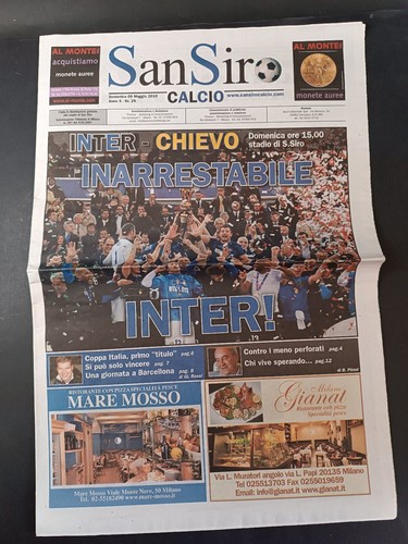 Giornale san siro calcio - san,