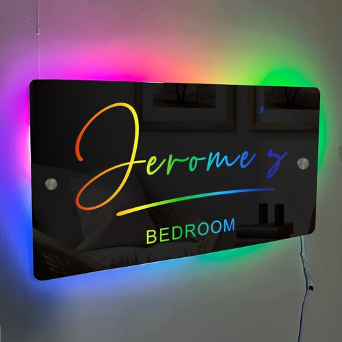 Personalised mirror led neon - personalised,