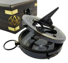 Compasso Nautico In Ottone Con