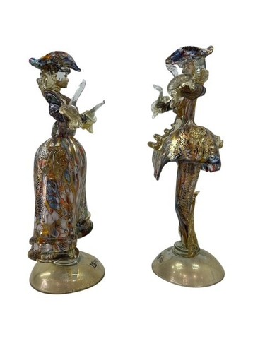 Coppia goldoniana figure dama - coppia,