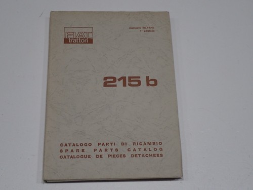Fiat trattore 215 catalogo - 215,
