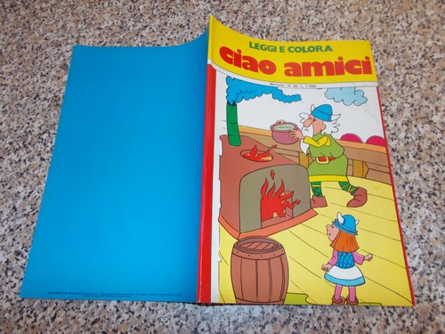 Ciao amici leggi colora - amici, e
