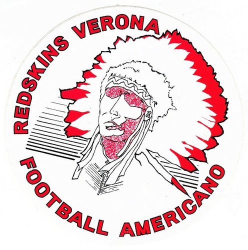 Adesivo redskins verona - redskins,
