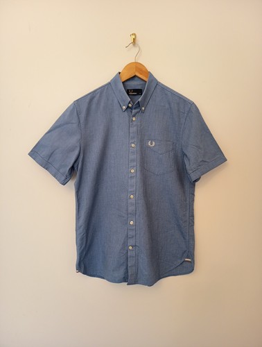 Camicia blu manica - , fred