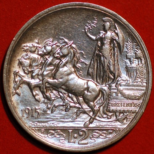 1915 italy lire vittorio - italy, 2