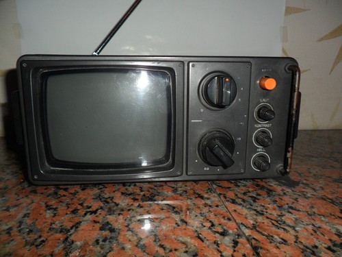 Televisore vintage portatile - vintage,