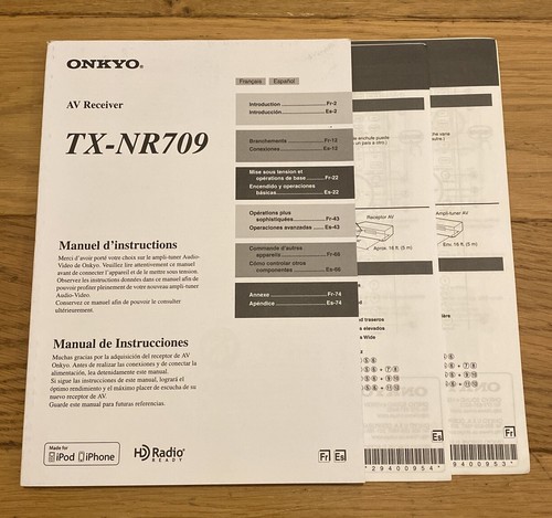 Onkyo ricevitore nr709 - onkyo, av