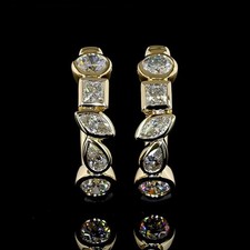 Orecchini a cerchio Huggie con