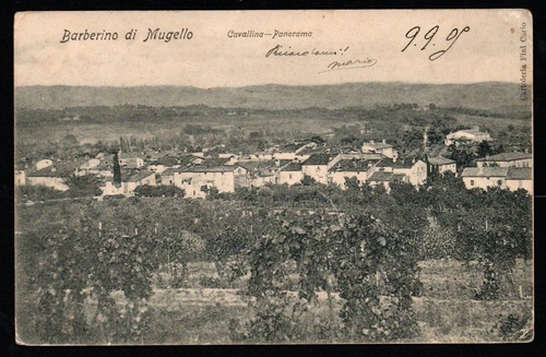 Cartolina barberino di - barberino,