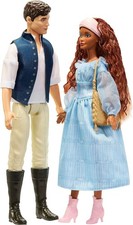 Box 2 BAMBOLE 30cm La Sirenetta ARIEL e ERIC Originale DISNEY Mattel HLX14
