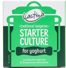 Yogurt Starter Culture, Yogurt Stile Greco Naturale 10 Bustine (1 Scatola)